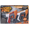 Nerf Pro Gelfire Dual Wield Pack, 2 blasters, tir sans amorçage, 5 000 billes Gelfire, 2 chargeurs-trémie 100 billes intégrés, 2 lunettes