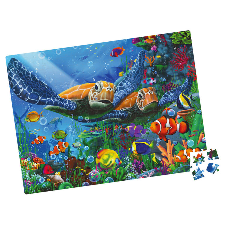 Big Ben 300-Piece Luxe Jigsaw Puzzle, Turtles of the Deep