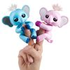 WowWee Fingerlings Baby Elephant - Gray (Blue) - Interactive Toy