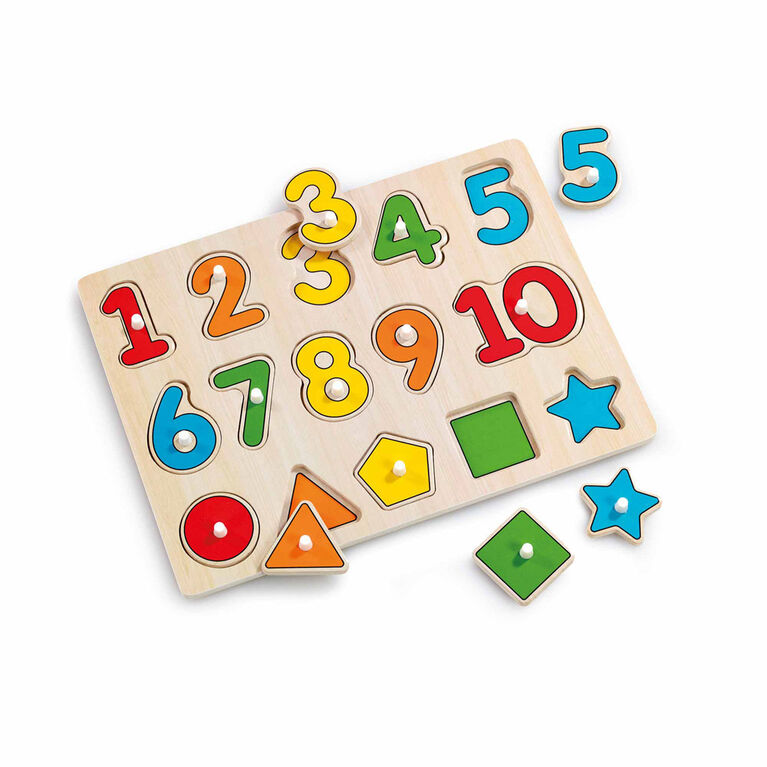 Woodlets Lift and Look Numbers Puzzle - R Exclusive
