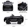 Voltz Toys Land Rover Discovery avec télécommande, noir