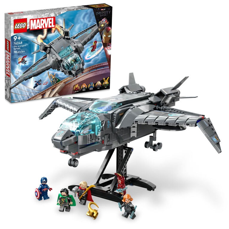 LEGO Marvel The Avengers Quinjet 76248 Building Toy Set (795 Pieces)