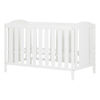 Reevo Lit de bébé 3 en 1 convertible Blanc solide