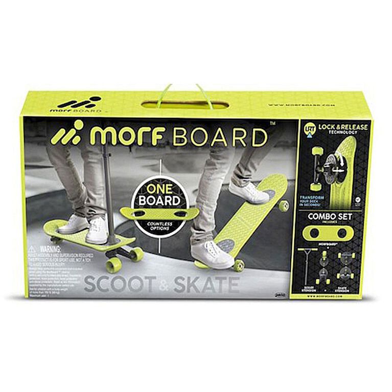 MorfBoard Skateboard / Scooter Combo Set R Exclusive Toys R Us Canada