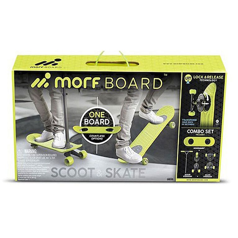 MorfBoard Skateboard / Scooter Combo Set - R Exclusive