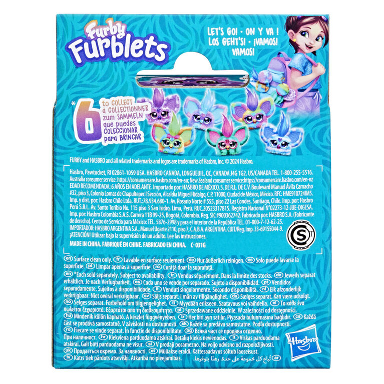 Furby Furblets Hip-Bop Mini Electronic Plush Toy