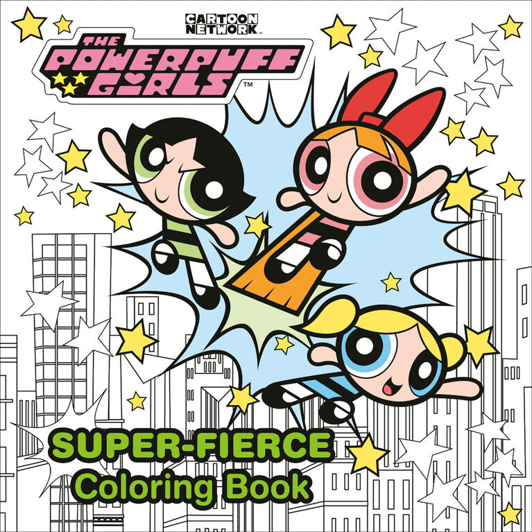 The Powerpuff Girls Super-Fierce Coloring Book (The Powerpuff Girls) - English Edition