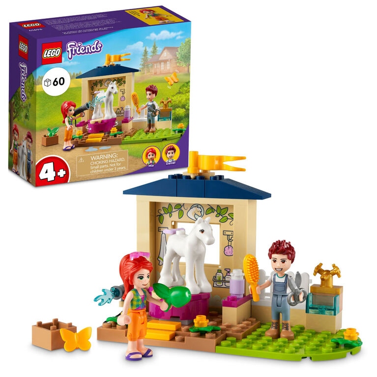 LEGO Friends Pony-Washing Stable 41696 Building Kit (60 Pieces)