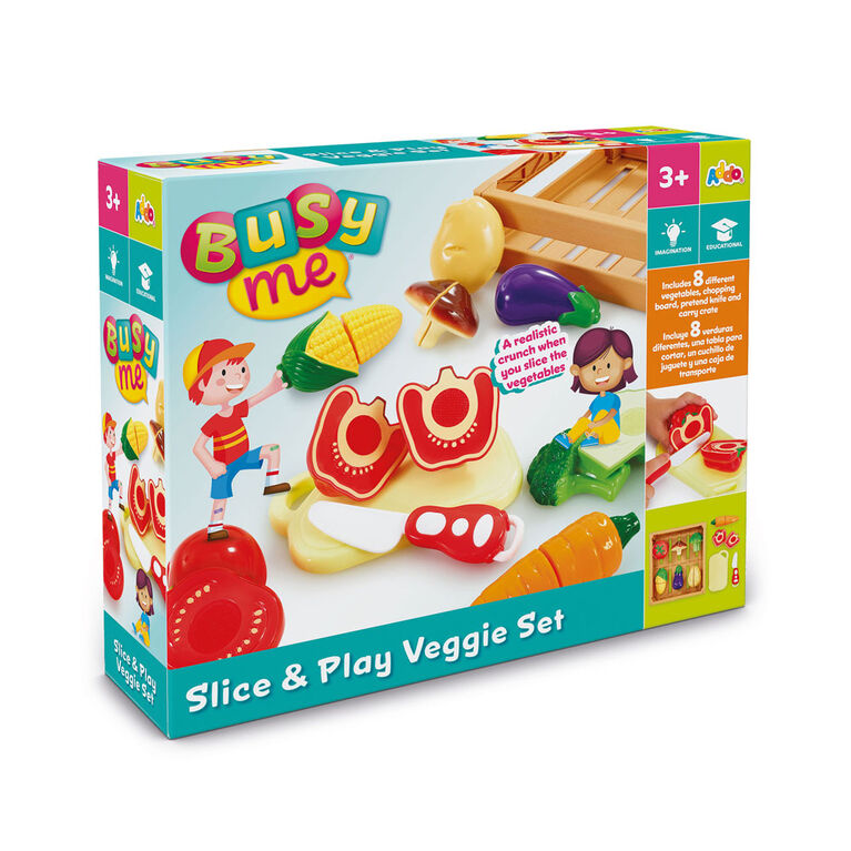 Busy Me Slice and Play Veggie Set - Notre exclusivité