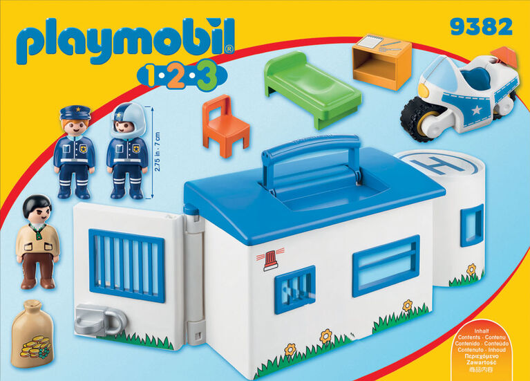 Playmobil - Wiltopia - Commissariat de police transportable