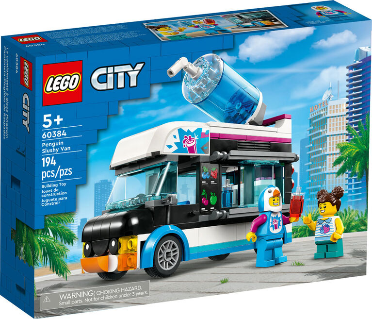 LEGO City La camionnette à glace Pingouin 60384; Jeu de construction (194 pièces)