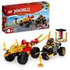 LEGO NINJAGO Le combat en voiture et en moto de Kai et Ras 71789 Ensemble de jeu de construction (103 pièces)