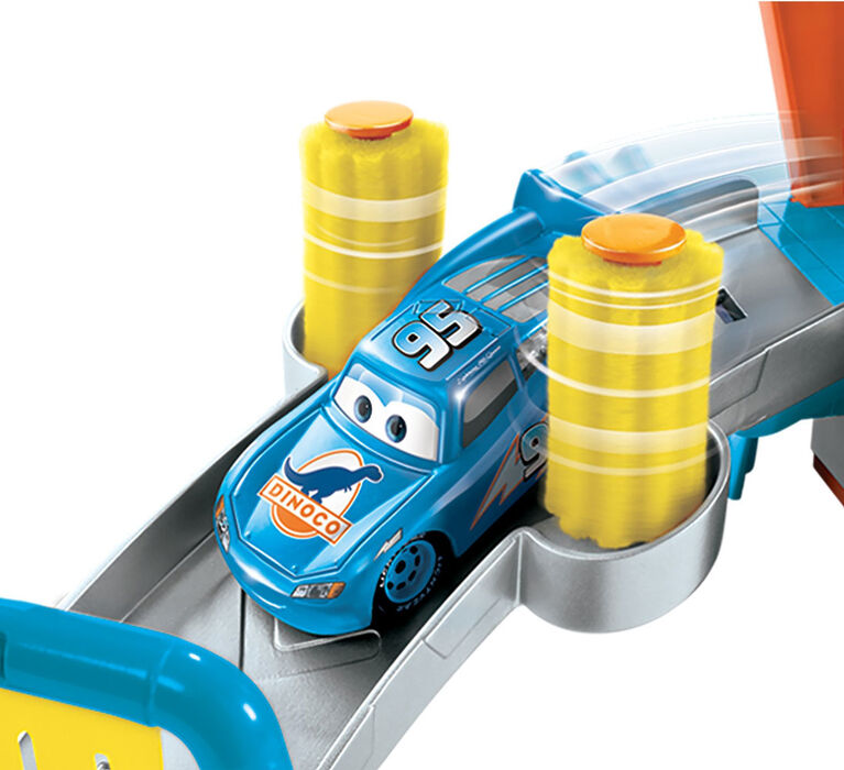 Disney Pixar Cars Color Change Dinoco Car Wash Playset