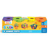 Nick Jr Ready Steady Dough 4 Jumbo Pots Hot Colours - R Exclusive