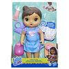 Baby Alive Bébé et sa couche, boit et mouille sa couche, couche réutilisable en tissu, poupée - Notre exclusivité