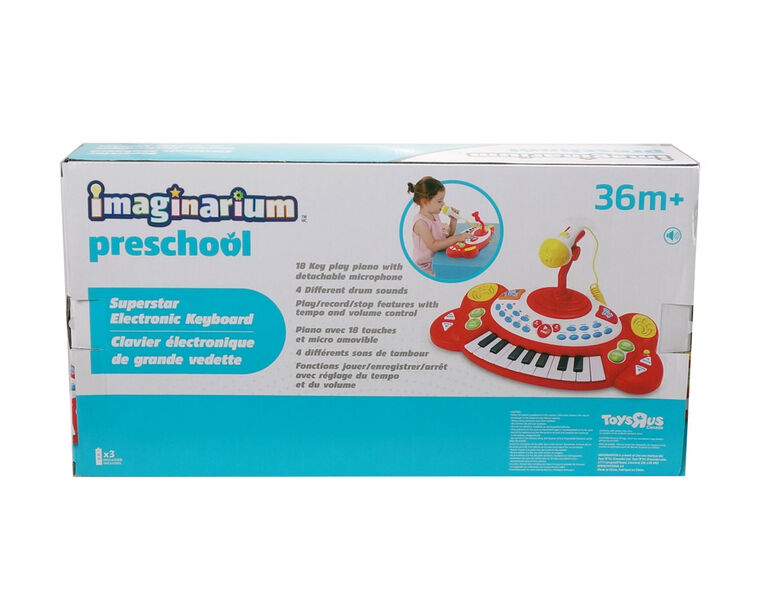 Imaginarium Preschool Superstar Electronic Keyboard Toys R Us Canada