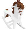 Storkcraft Wooden Rocking Horse - White