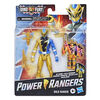 Power Rangers Dino Fury Gold Ranger 6-Inch Action Figure with Dino Fury Key and Dino-Themed Accessory