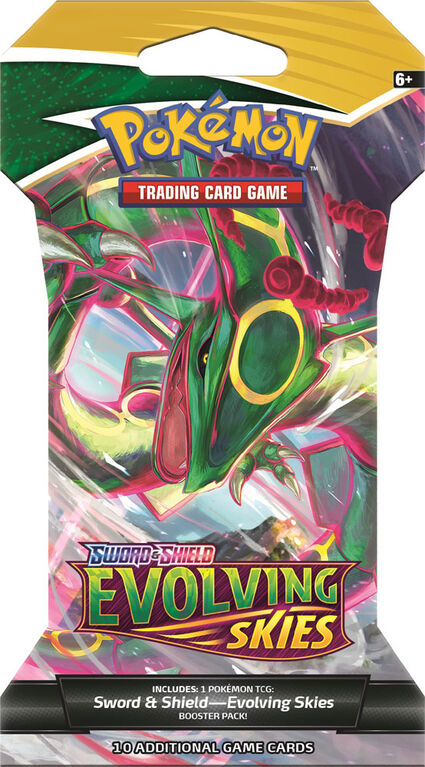 Pokemon Sword and Shield "Evolving Skies" Sleeved Booster - English Edition