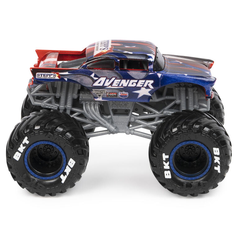 Monster Jam, Official Avenger Monster Truck, Die-Cast Vehicle, World Finals Series, 1:64 Scale