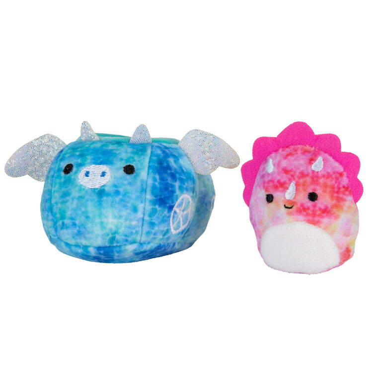 Squishville Mini Squishmallow with Vehicle - Squishville Trinity in Carriage