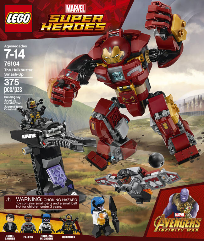 Lego Super Heroes The Hulkbuster Smash Up 76104 Toys R Us Canada