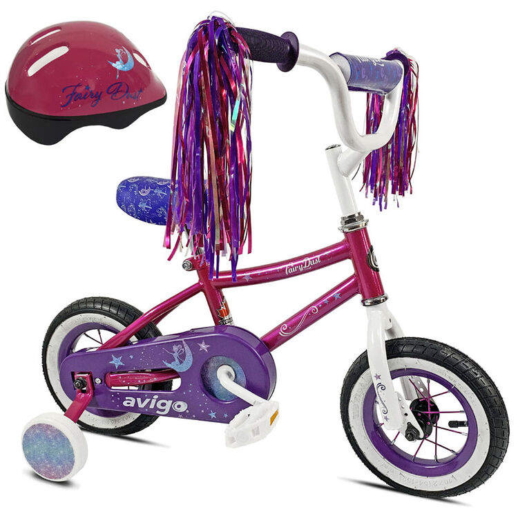 Avigo Fairy Dust with Helmet - 10 inch Bike