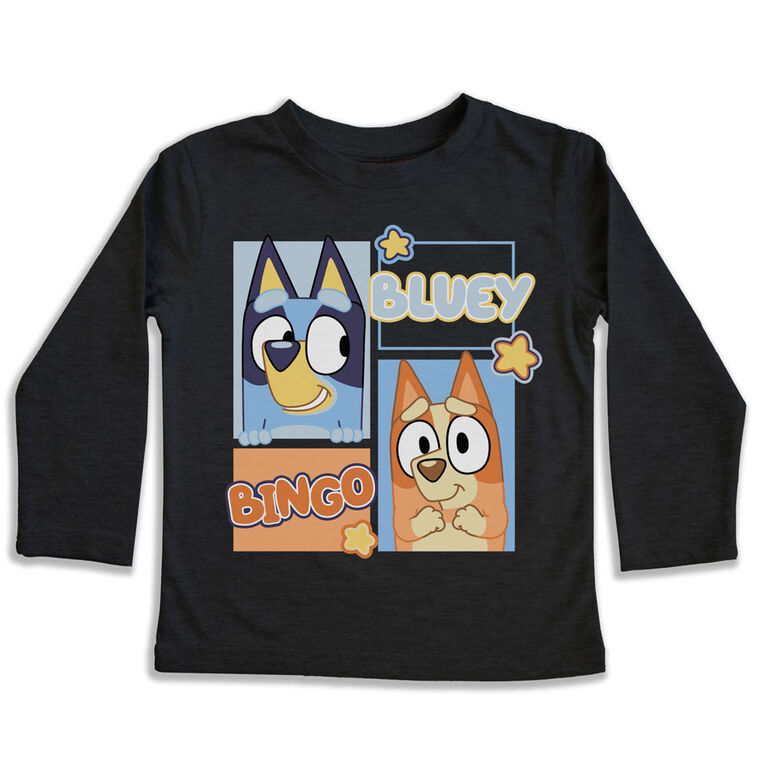 T-shirt à manches longues Bluey - Dk. Gris 5T