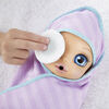 Baby Born Surprise Bathtub Surprise Purple Swaddle Kitty Ears