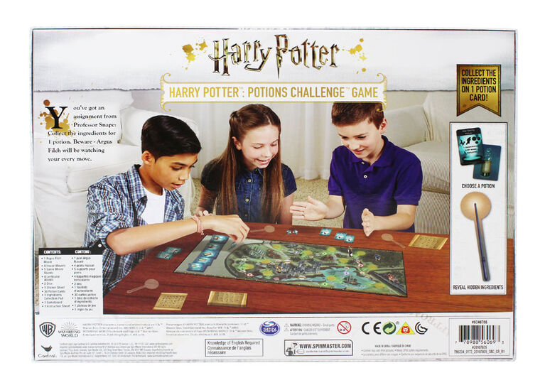 Harry Potter Potions Challenge Board Game - English Edition - styles may vary