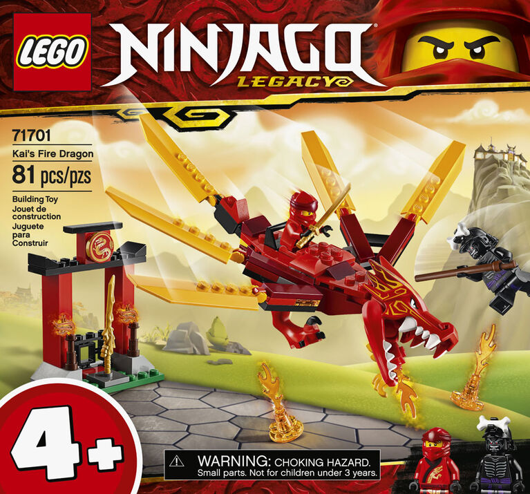 Lego Ninjago Kai S Fire Dragon 71701 Toys R Us Canada