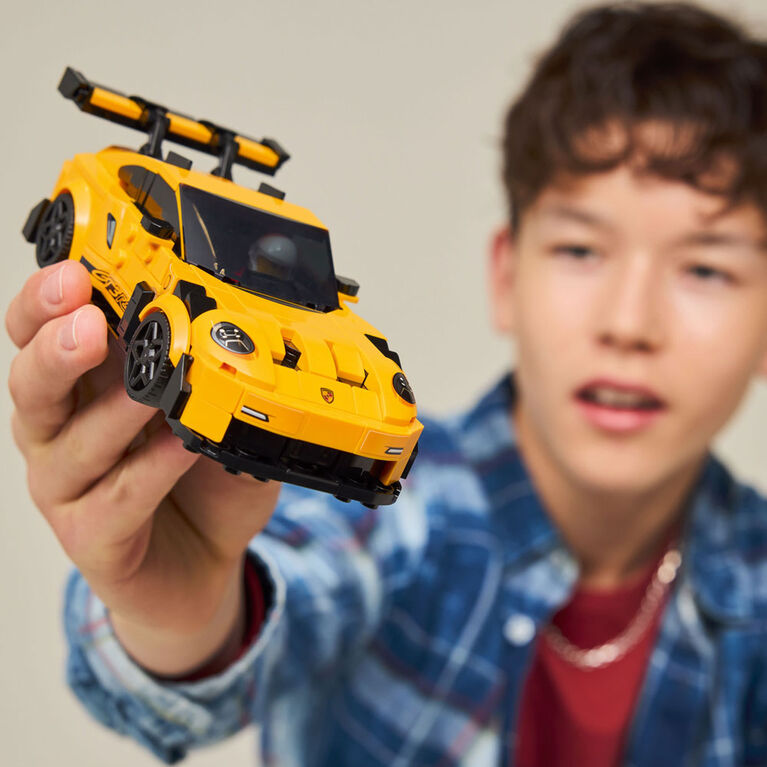 LEGO Speed Champions Porsche 911 GT3 RS Super Car Toy - Model Building Kit for Kids, Ages 9+ - 77239