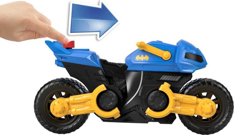 Fisher-Price Imaginext DC Super Friends Batman Toy Figure and Transforming Batcycle