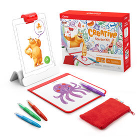 Osmo - Creative Starter Kit for iPad - 3 Educational Learning Games - Ages 5-10 (Osmo Base Included)
