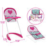 Ensemble de jeu pour poupée 21 pièces, motif Mint Heart
