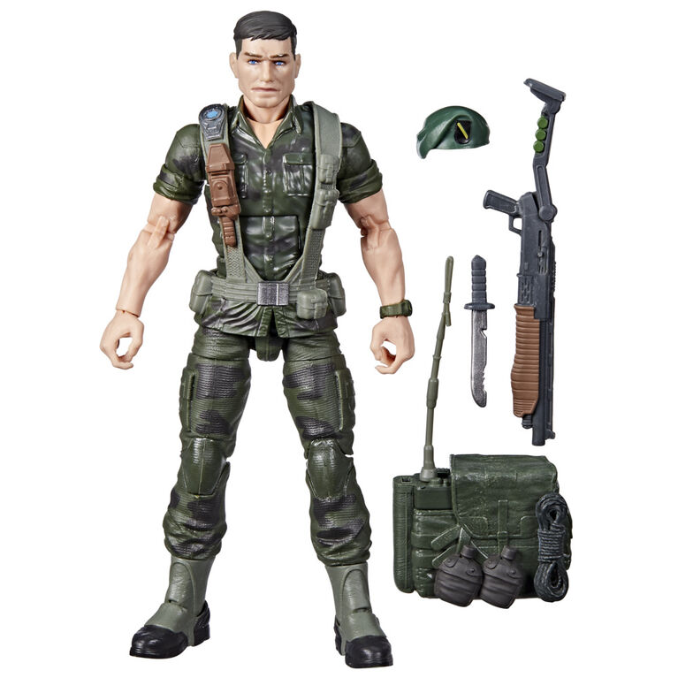 G.I. Joe Classified Series Vincent R. "Falcon" Falcone Action Figure 64 Collectible Toy, Multiple Accessories, Custom Package Art