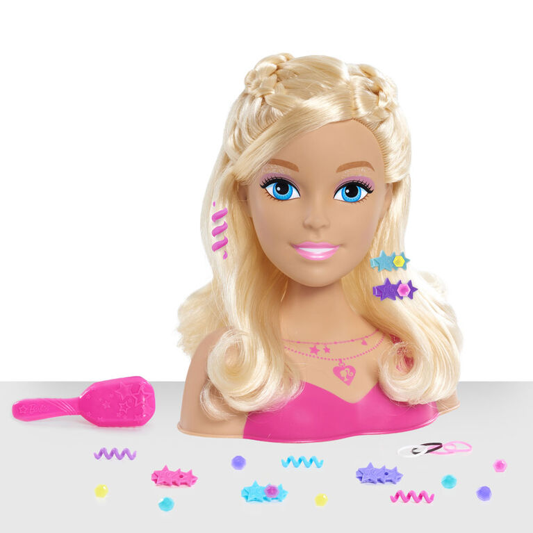 Tête de Coiffure Barbie Fashionistas - Cheveux Blonds