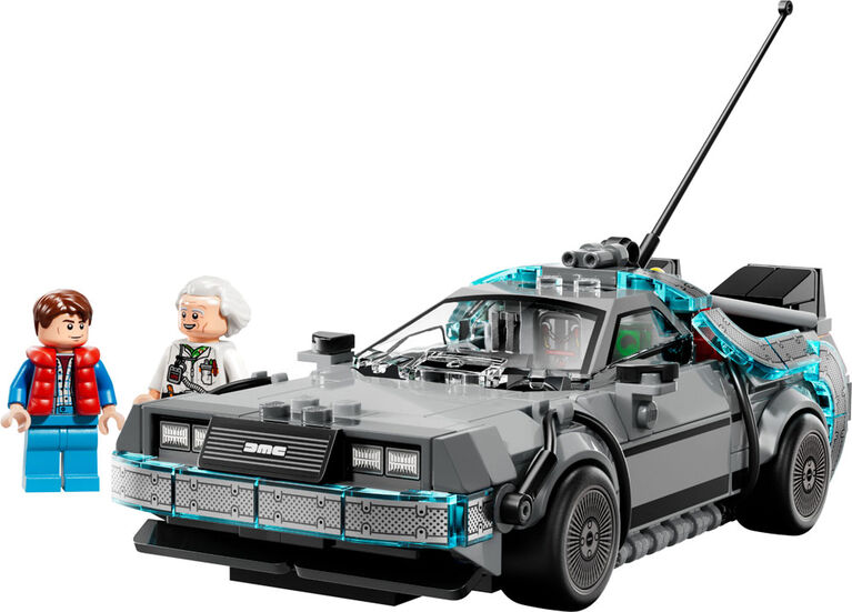 LEGO Speed Champions Time Machine from Back to the Future Building Toy for Kids, Ages 9+ - 77256