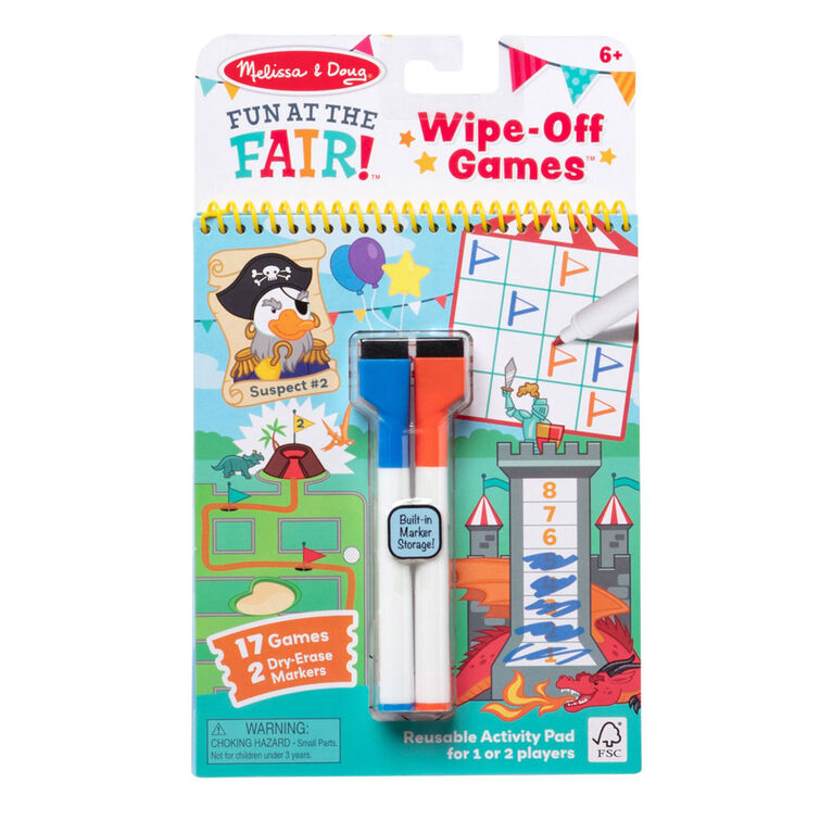 Melissa and Doug - Fun At the Fair-Essuyez un pavé d'activité