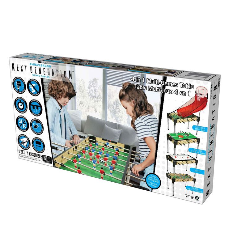 36" (92cm) 4-in-1 Games Table