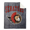 NHL Ottawa Senators Superlux Sherpa Throw, 50" x 60"