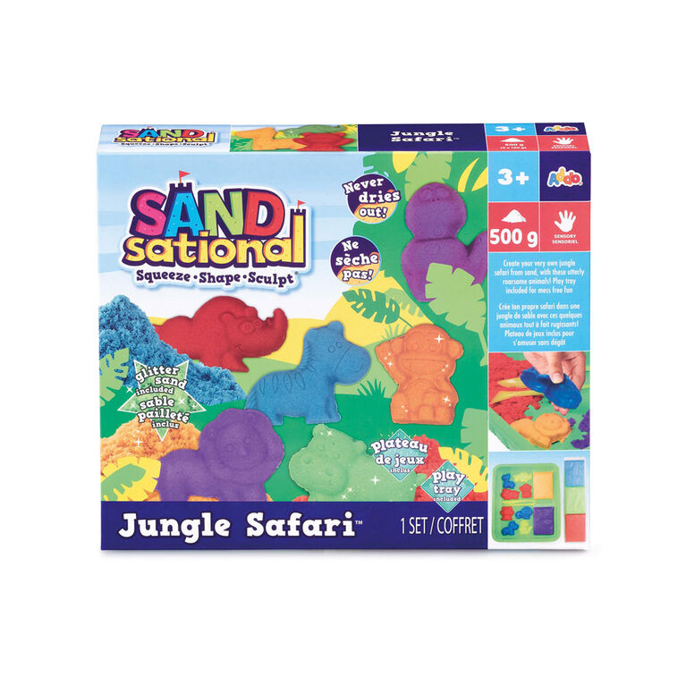 Ensemble SANDsational Safari dans la jungle - Notre exclusivit&eacute;