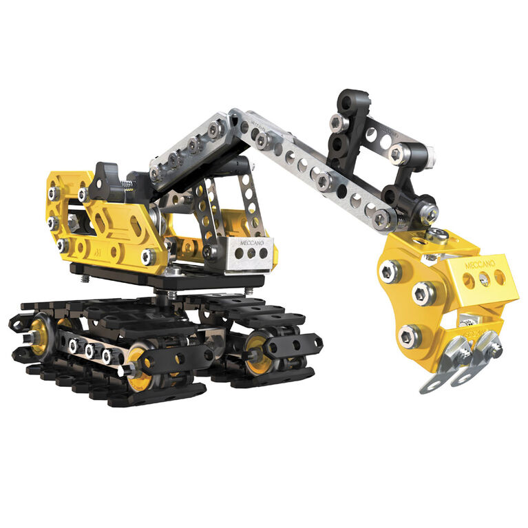 Meccano Erector 2 In 1 Model Set Excavator And Bulldozer Toys R Us Canada