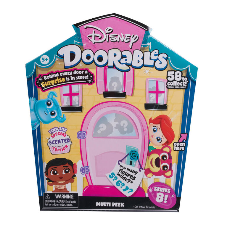 Disney Doorables Multi Peek, Series 8 Featuring Special Edition Scented Figures, Styles May Vary