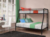 DHP - Lit Jumeau sur Lit Double Lit Superposé, Noir