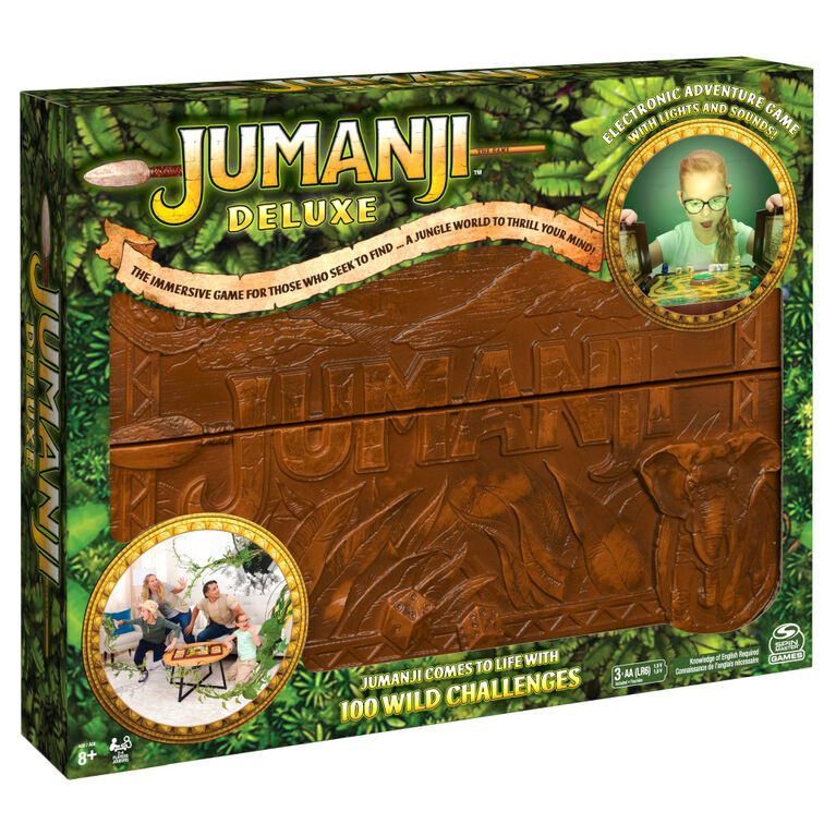 Jeu Jumanji Deluxe, version électronique immersive du jeu de société d'aventure classique - Édition anglaise