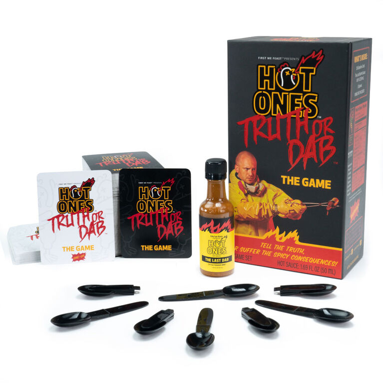 Jeu Hot Ones Truth or Dab The Game - sauce piquante incluse (pour 17 ans et  plus)