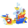 Marvel Spidey and his Amazing Friends Water-Webs Webs Ahoy Bubble Pirate Ship Toy