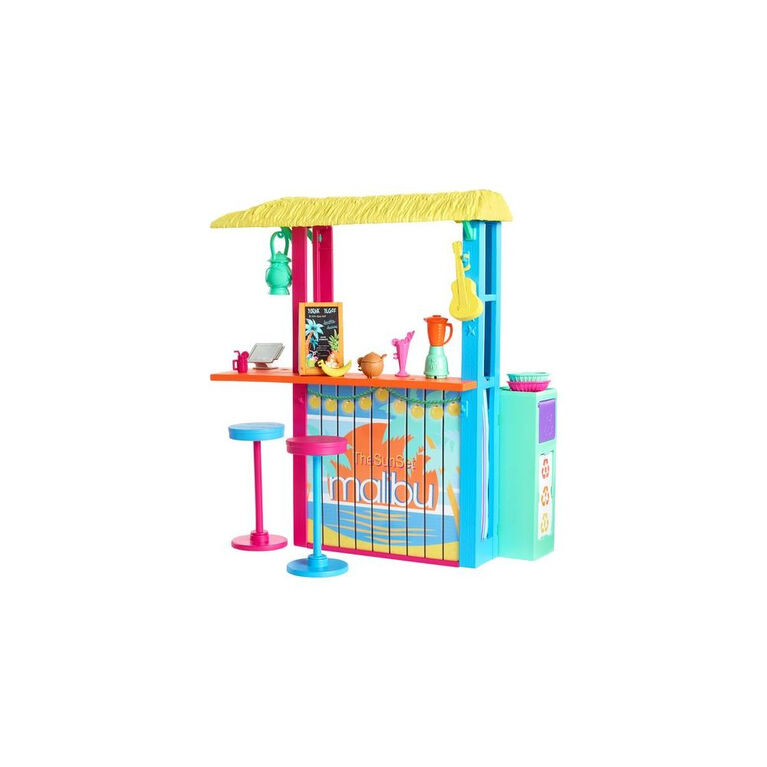 Barbie Loves the Ocean Beach Shack Playset, Made from Recycled Plastics
