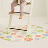 Catch All Splat Mat For Mealtime & Playtime Mess, Flower Power